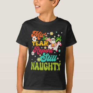 Camiseta Informe de mitad de año aún es mala Santa Hawaii C