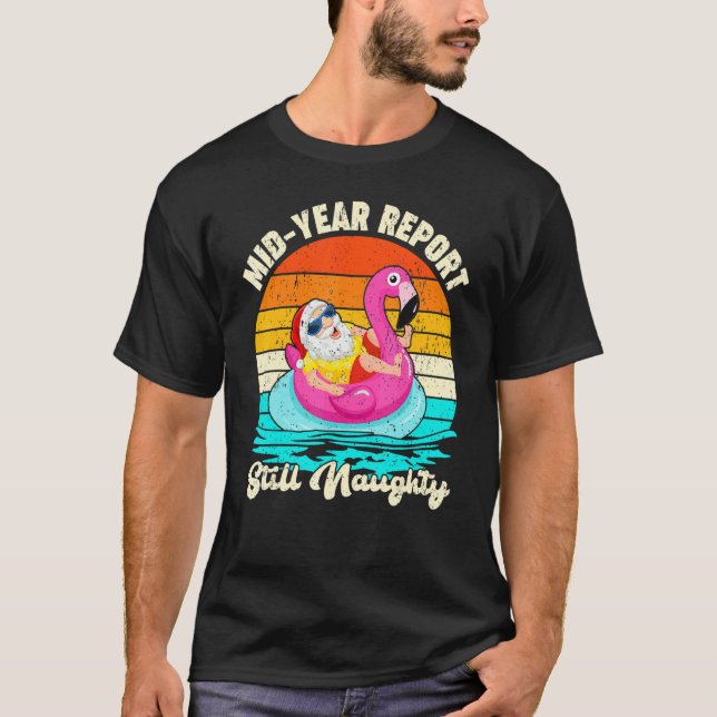 Camiseta Informe de mitad de año aún es un verano travieso  (Anverso)