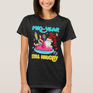 Camiseta Informe de mitad de año Todavía Santa travieso Ver