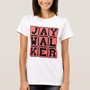 Camiseta Infractor de tránsito, cruce ilegal de calle