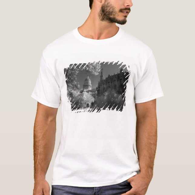 Camiseta Infrarrojo de la cúpula del edificio del Capitolio (Anverso)