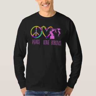 Camiseta Ingeniera robótica Robot Dye de corbata Mujer Niña