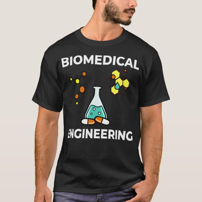 Camiseta Ingeniería biomédica Bioingeniería Biomed (Anverso)