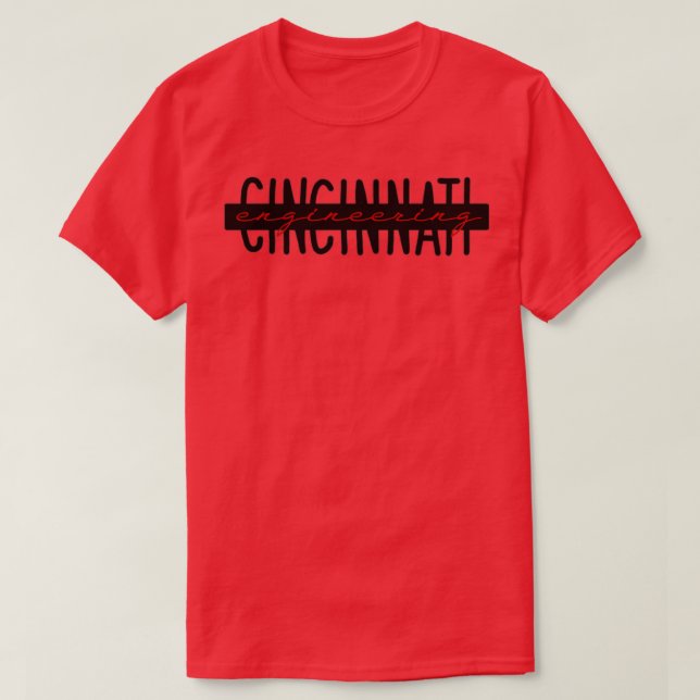 Camiseta Ingeniería Cincinnati (Diseño del anverso)