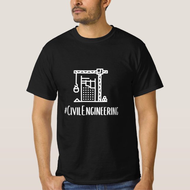 Camiseta Ingeniería civil (Anverso)