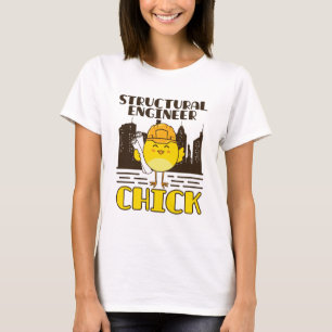 Camiseta Ingeniería Civil de Chick de Ingeniería Estructura
