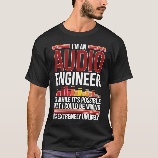 Camiseta Ingeniería de audio 1 (Anverso)