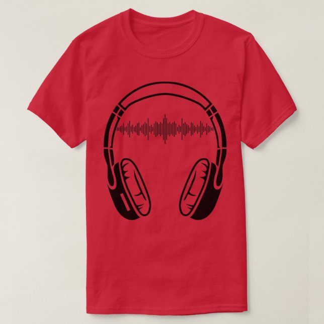 Camiseta Ingeniería de audio de ingeniería de audio (Diseño del anverso)