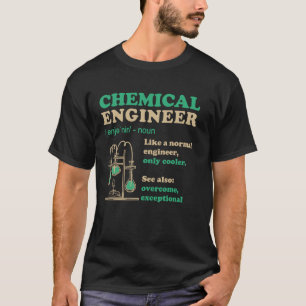 Camiseta Ingeniería de definición química para motores quím