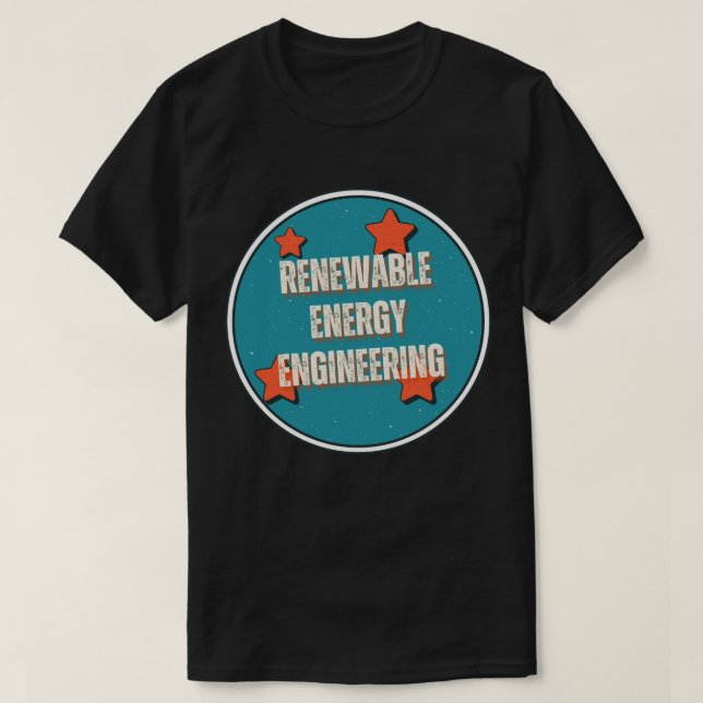 Camiseta Ingeniería de Energía Renovable (Diseño del anverso)
