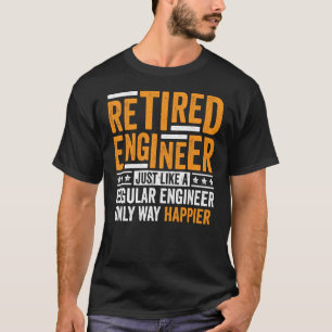 Camiseta Ingeniería de Jubilación de Aparatos de Ingeniería