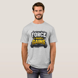 Camiseta Ingeniería de la Grandeza: Fuerza Masa Ganancias G