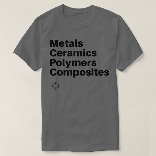 Camiseta Ingeniería de materiales 2 (Diseño del anverso)
