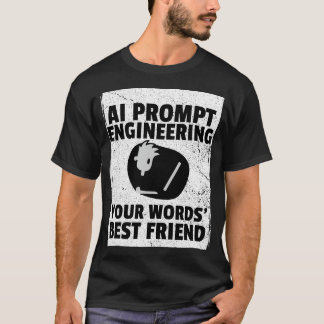 Camiseta Ingeniería de mensajes de IA - El mejor amigo de s