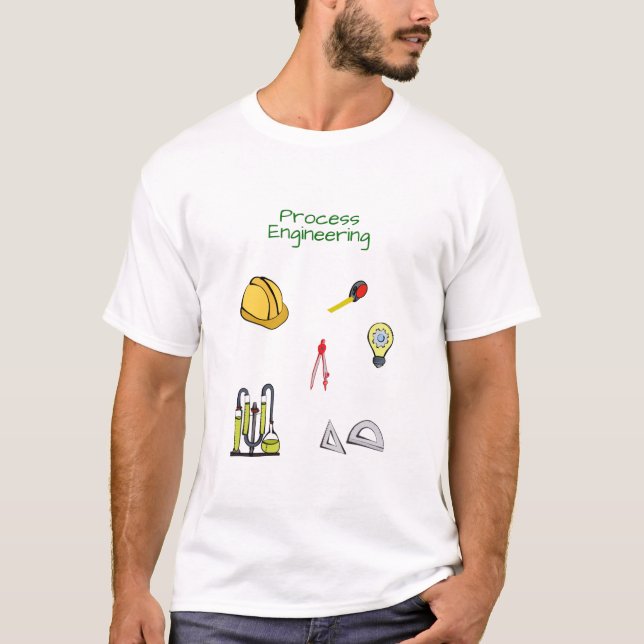 Camiseta Ingeniería de procesos Ingeniería química (Anverso)