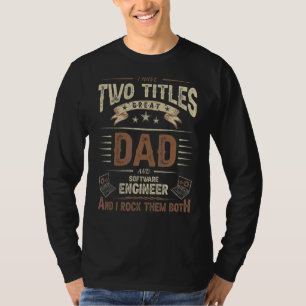Camiseta Ingeniería de software para hombres Chistes de pap