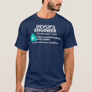 Camiseta Ingeniería divertida definición de DevOps
