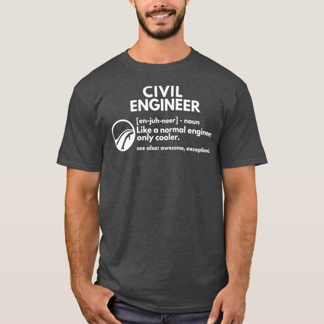 Camiseta Ingeniería divertida en definición de ingeniero ci (Anverso)