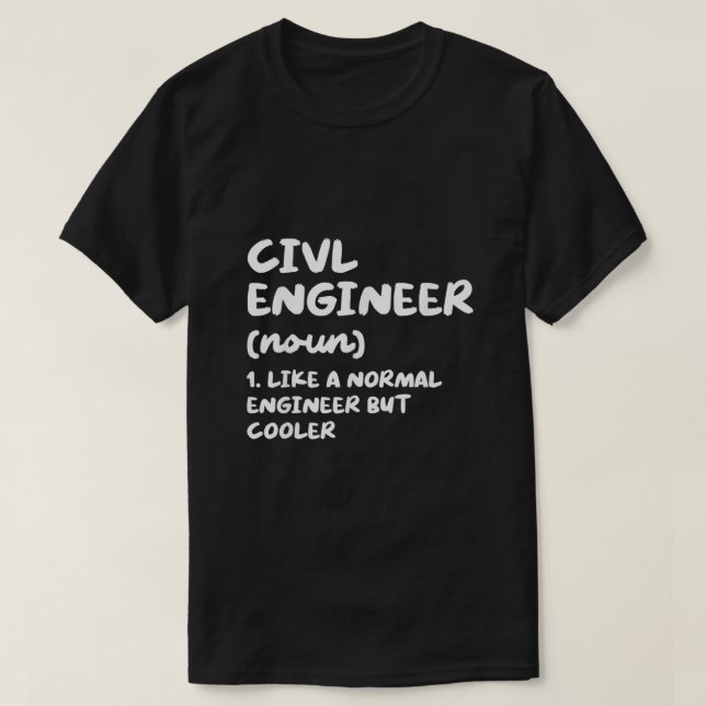 Camiseta Ingeniería divertida en definición de ingeniero ci (Diseño del anverso)