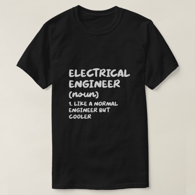Camiseta Ingeniería divertida en definición de ingeniero el (Diseño del anverso)