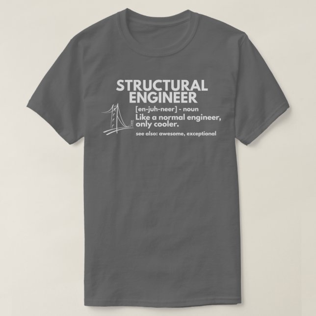 Camiseta Ingeniería divertida en definición de ingeniero es (Diseño del anverso)