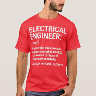 Camiseta Ingeniería divertida en ingeniería de definición d