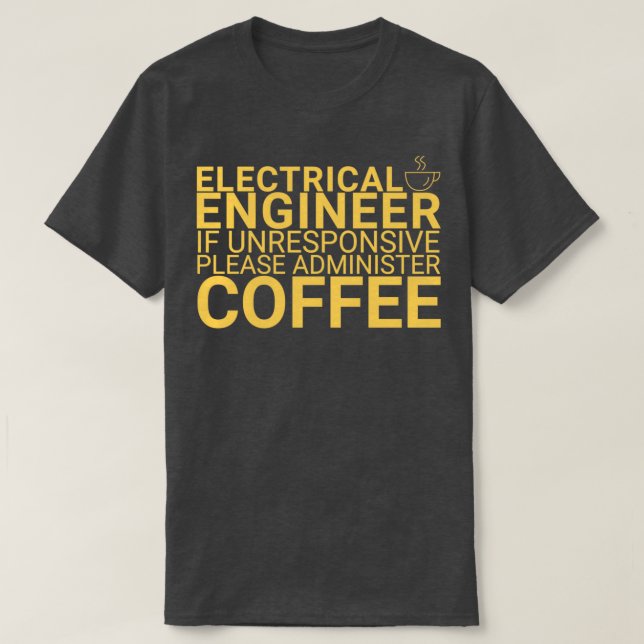 Camiseta Ingeniería eléctrica de Badass (Diseño del anverso)