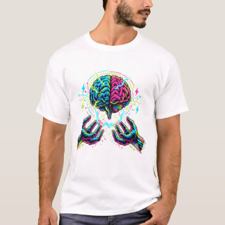 Camiseta Ingeniería Eléctrica de Cerebro de Circuito Cibern