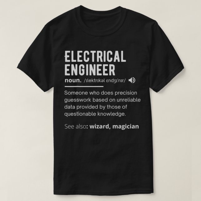 Camiseta Ingeniería eléctrica divertida Ingeniería eléctric (Diseño del anverso)
