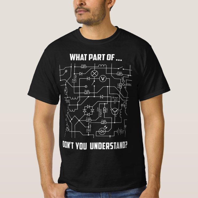 Camiseta Ingeniería eléctrica - Inversor de latidos (Anverso)