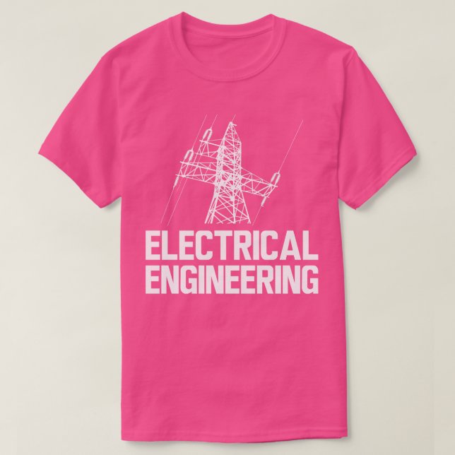 Camiseta Ingeniería eléctrica w (Diseño del anverso)