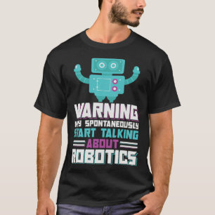 Camiseta Ingeniería en Robótica AI Construcción de Robot Au