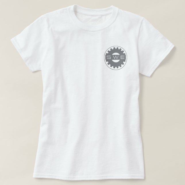 Camiseta Ingeniería espacial de SWE (trasera) (Diseño del anverso)