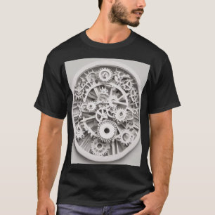 Camiseta Ingeniería estructural engranajes mecánico ingenie