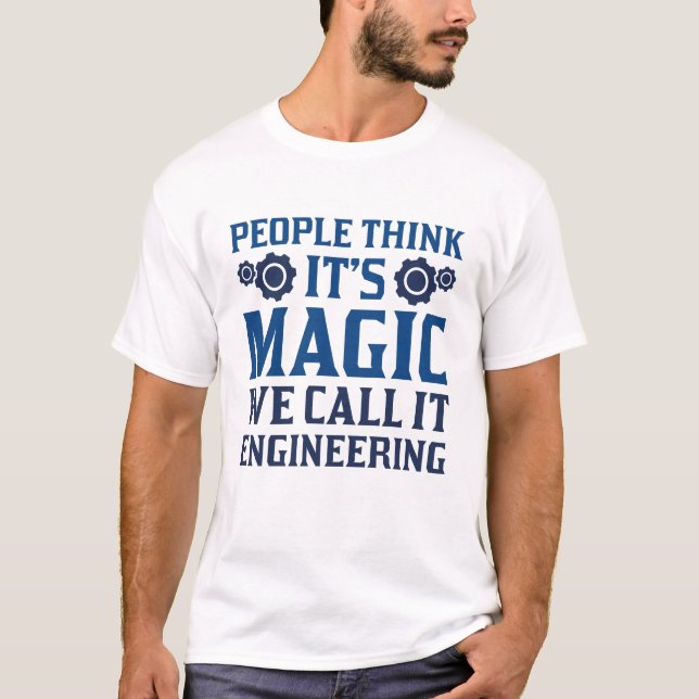 Camiseta Ingeniería mágica (Anverso)