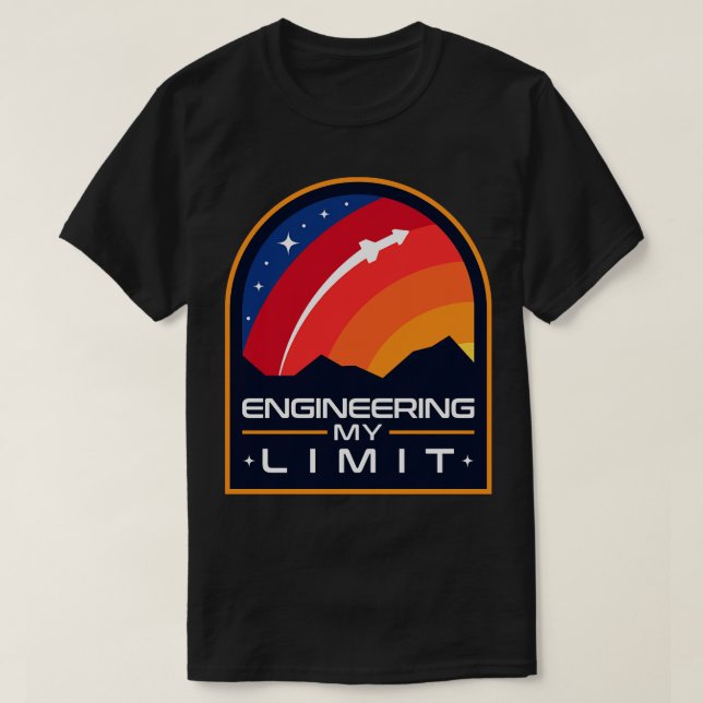 Camiseta Ingeniería mi límite (Diseño del anverso)