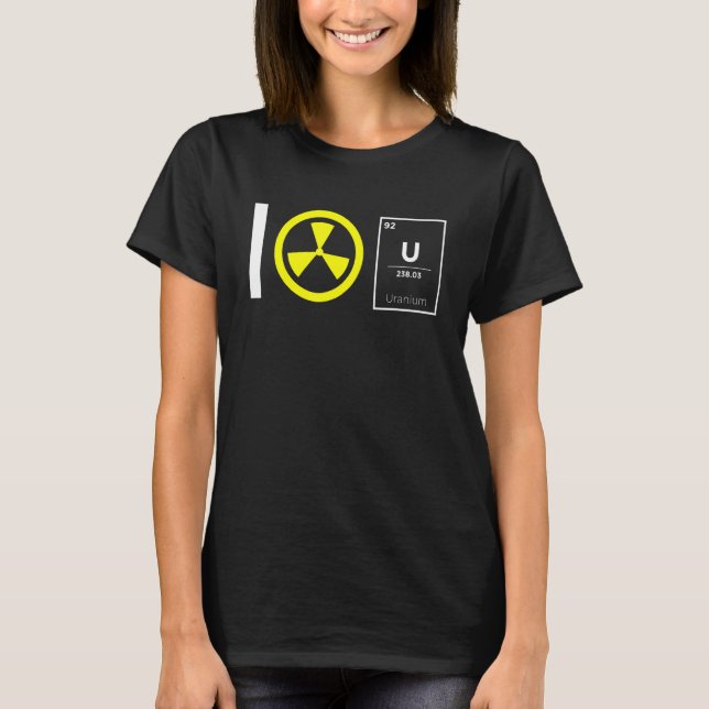 Camiseta Ingeniería nuclear renovable, energía nuclear (Anverso)