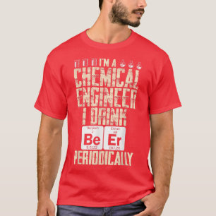 Camiseta Ingeniería Química Cerveza Ingeniería Periódica 