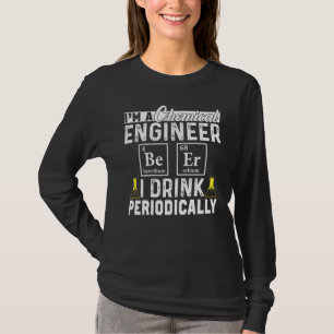 Camiseta Ingeniería Química Cerveza Ingeniería Periódica