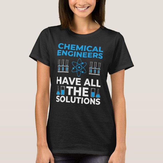 Camiseta Ingeniería Química Proceso Químico Eng (Anverso)