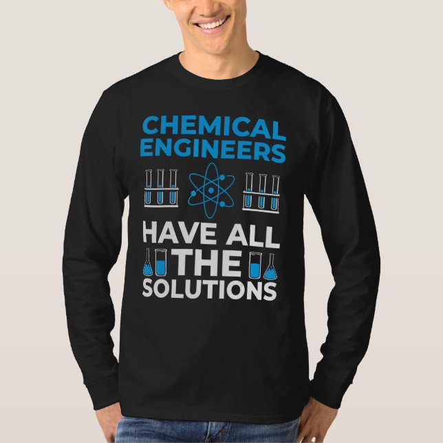 Camiseta Ingeniería Química Proceso Químico Eng (Anverso)