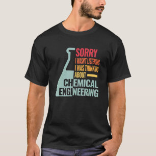 Camiseta ingeniería química vintage hombres química