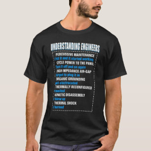 Camiseta Ingeniería Sarcástica Mecánica Diversión Comprensi
