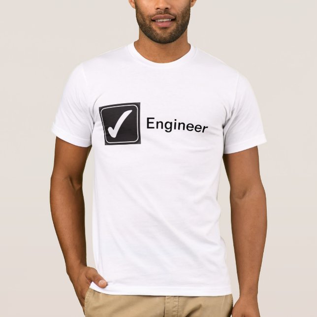 Camiseta Ingeniero (✔) (Anverso)