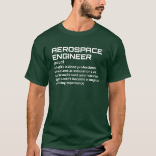 Camiseta Ingeniero aeroespacial: divertida definición W-3