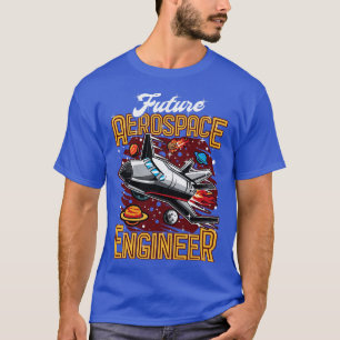 Camiseta Ingeniero Aeroespacial Futuro Niño Obsesionado