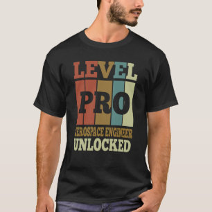 Camiseta Ingeniero Aeroespacial Pro Desbloqueado Estilo Vin