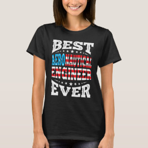 Camiseta Ingeniero Aeronáutico 4 De Julio Usa Ameri