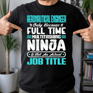 Camiseta Ingeniero Aeronáutico Título Profesional Habilidad
