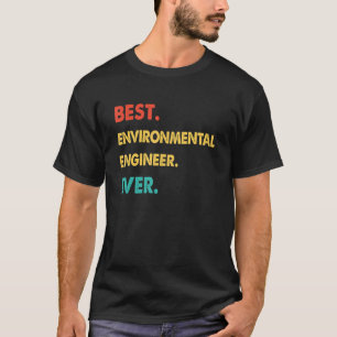 CAMISETA INGENIERO AMBIENTAL MEJOR INGENIERO AMBIENTAL